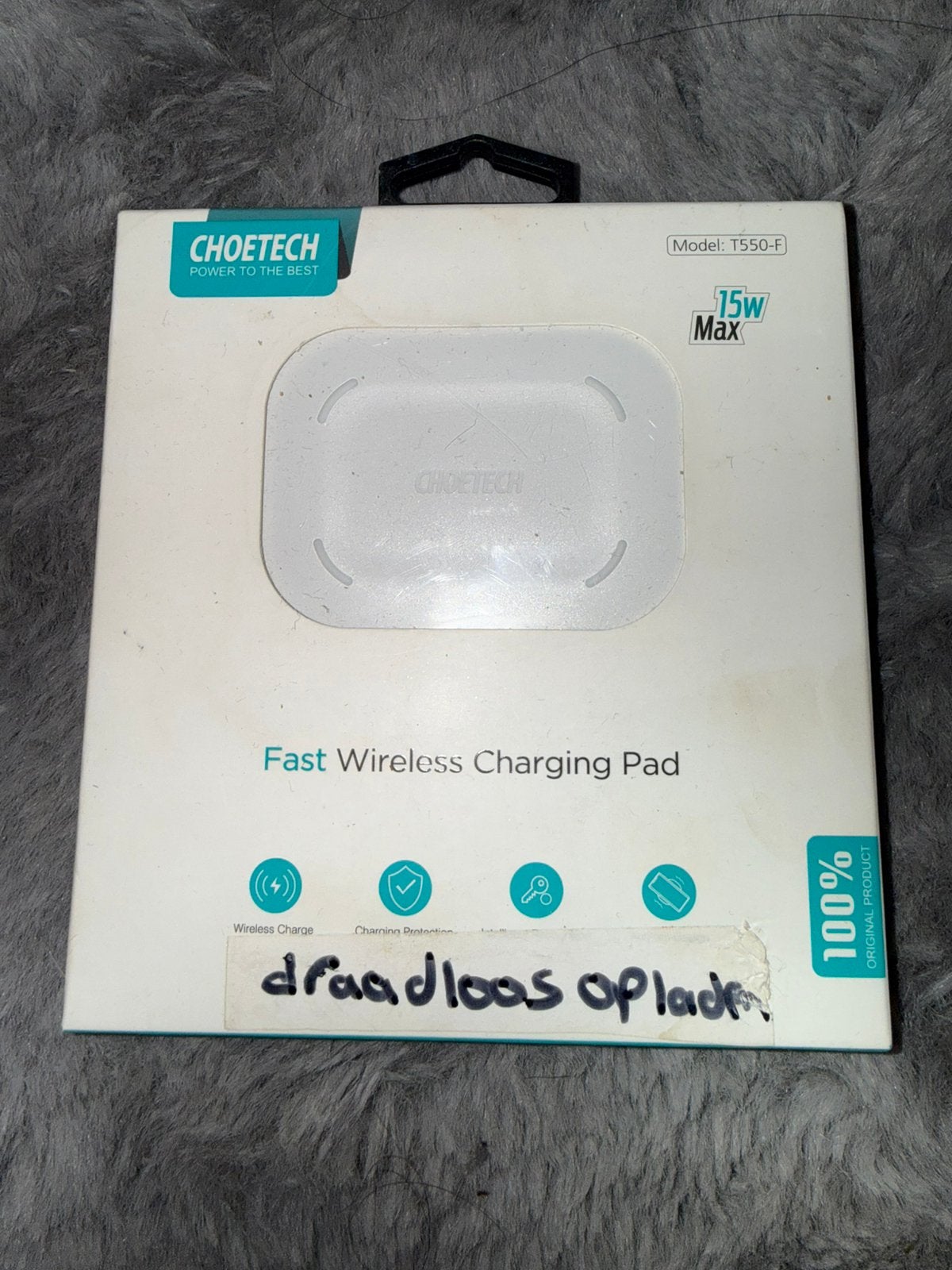 Choetech 15W draadloze snellader – iPhone, Samsung & AirPods, Telecommunicatie, Mobiele telefoons | Telefoon-opladers, USB-C, Draadloze oplader