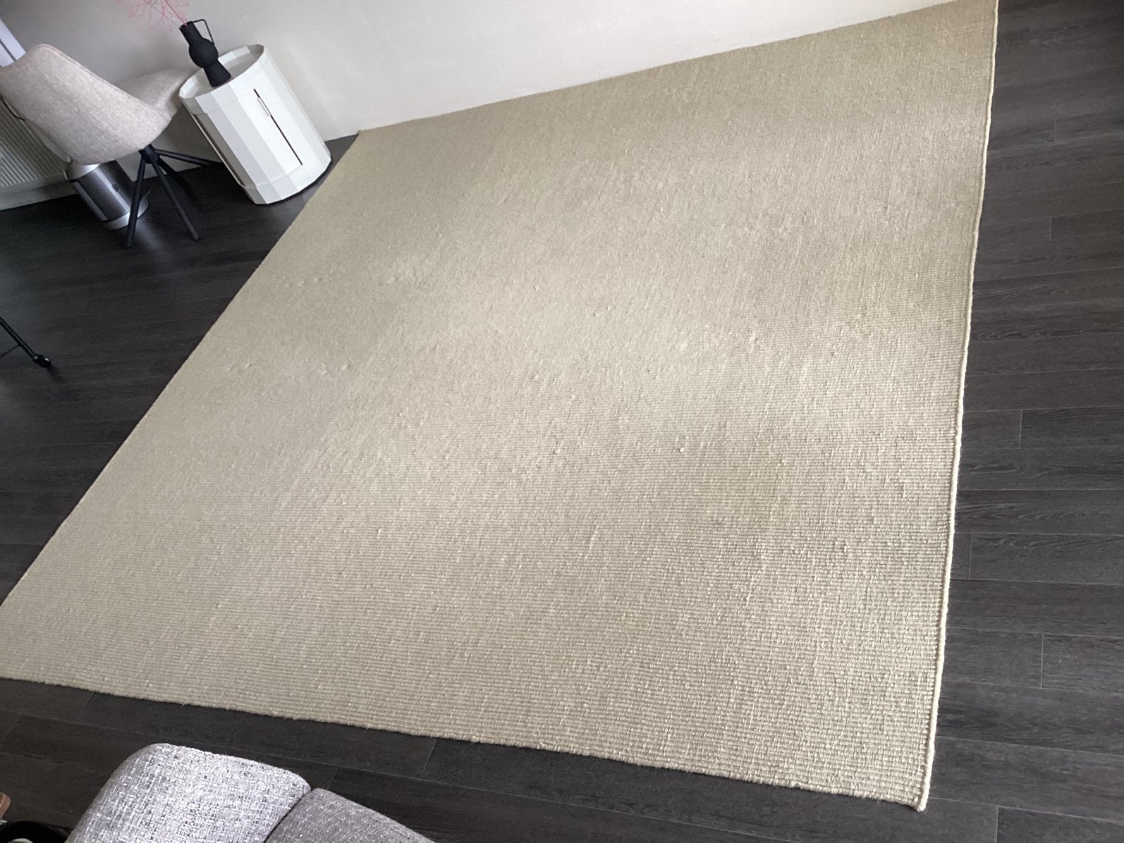Wol vloerkleed - Lichtgroen, Ophalen, Vierkant, 200 cm of meer, Scandinavisch
