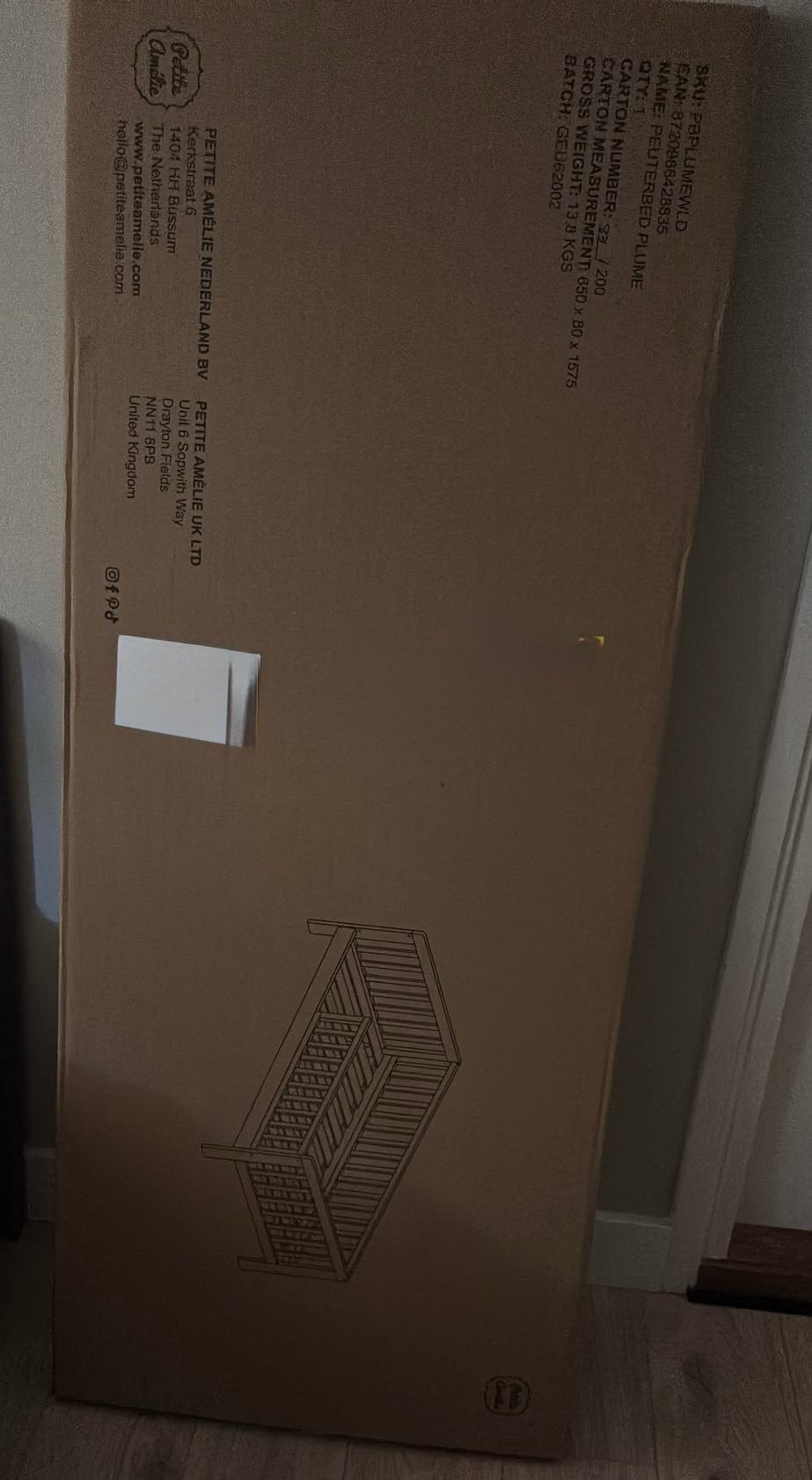 Peuterbed, Ophalen, Nieuw, 70 tot 85 cm, 140 tot 160 cm