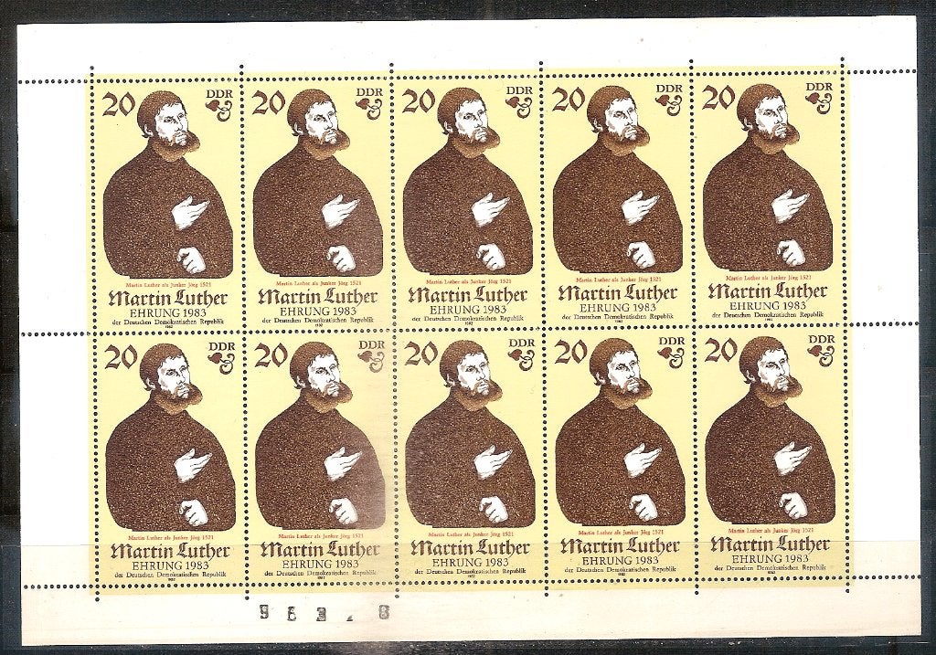 DDR kb 2755 pf, Postzegels en Munten, Ophalen of Verzenden, DDR, Postfris