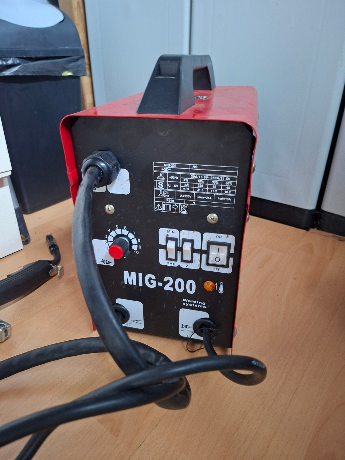 lasapparaat, Ophalen, Gebruikt, Minder dan 150 ampère, Elektroden