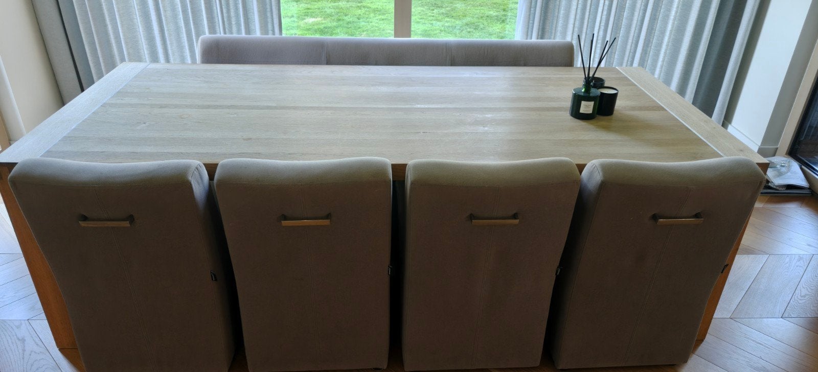 Eetkamerstoelen en een eetkamerbank, Ophalen of Verzenden, Gebruikt