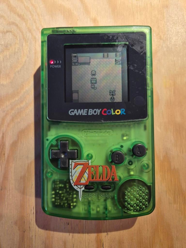 Game Boy Color - Zelda Link's Awakening DX (Groen), Ophalen of Verzenden, Zo goed als nieuw, Game Boy Pocket