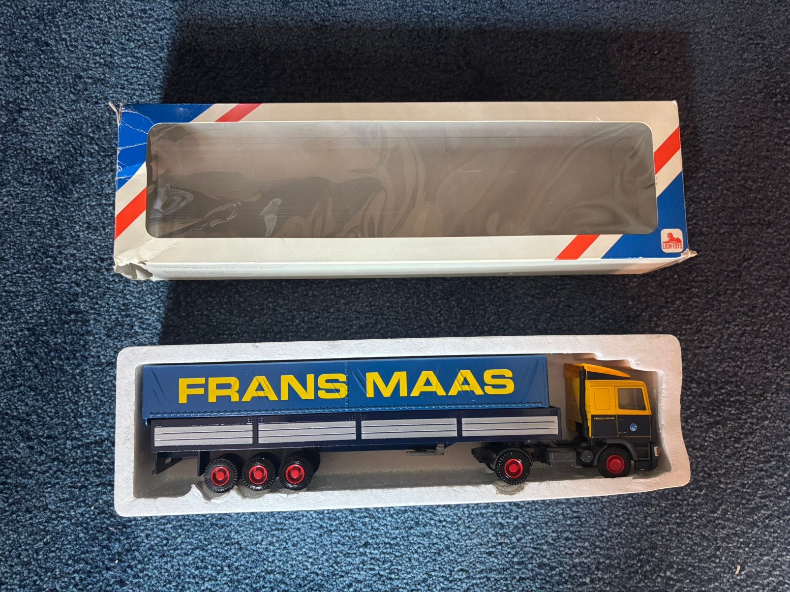 Lion Toys Daf 95 vrachtwagen Frans Maas (Nieuw), Ophalen of Verzenden, Nieuw, Bus of Vrachtwagen, Lion Toys