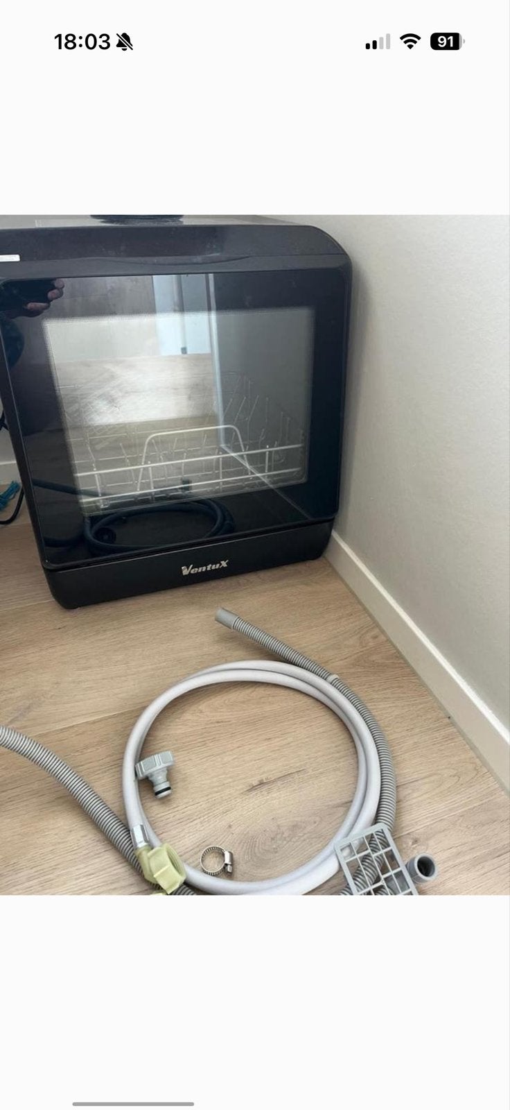 Ventux Mini Vaatwasser - Compact en Handig, Gebruikt, Minder dan 10 liter, Ophalen of Verzenden, Vrijstaand