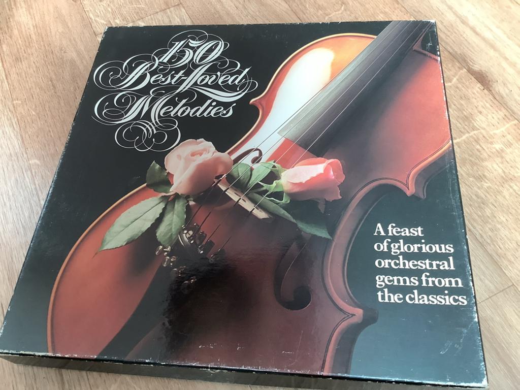 150 Best-Loved Melodies - Klassieke LP Boxset (8 LP's), Ophalen of Verzenden, Zo goed als nieuw