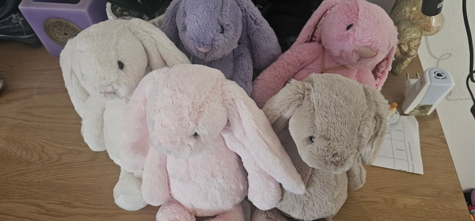 Jellycat medium bashful bunnies nieuw, Ophalen of Verzenden, Nieuw
