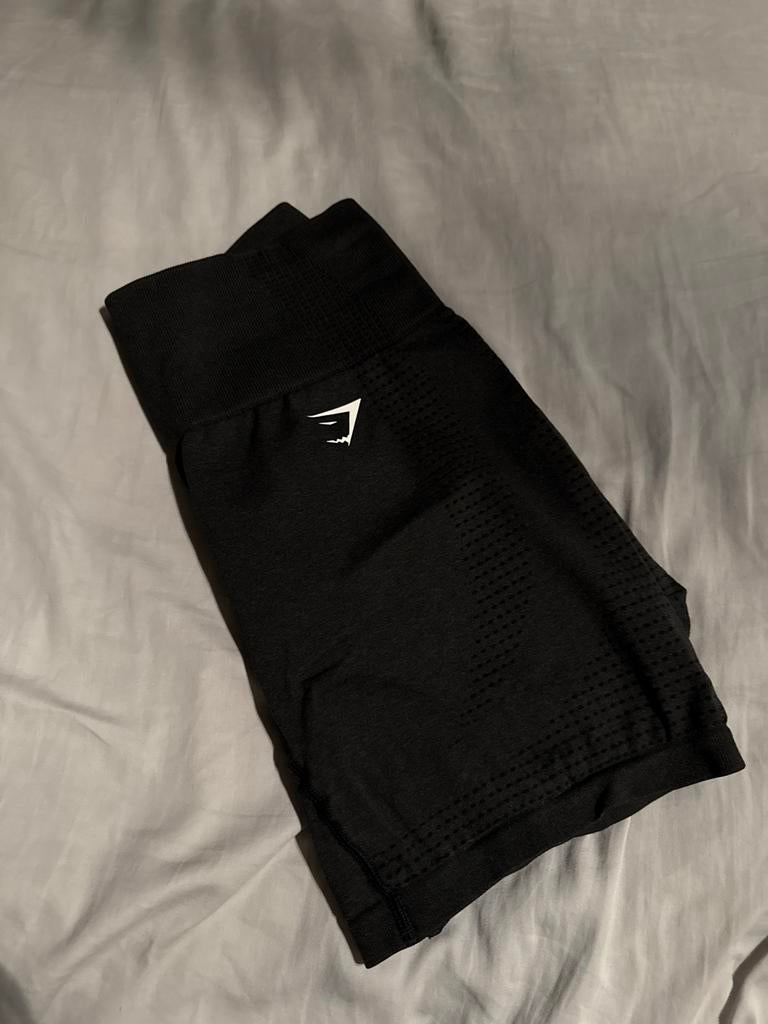 Gymshark sportshort maat M, Kleding | Dames, Sportkleding, Maat 38/40 (M), Verzenden, Zwart, Fitness of Aerobics