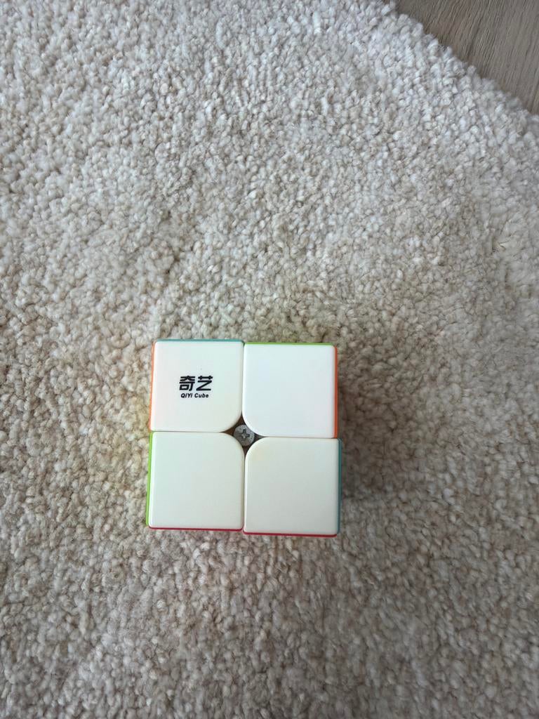 Qiyi Cube 2x2 Rubiks kubus - Zo goed als nieuw, Ophalen of Verzenden, Zo goed als nieuw, Jongen of Meisje