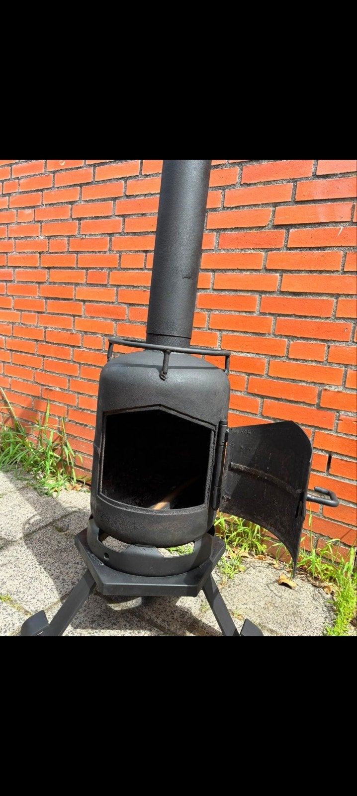 Hout/tuin kacheltje, Ophalen