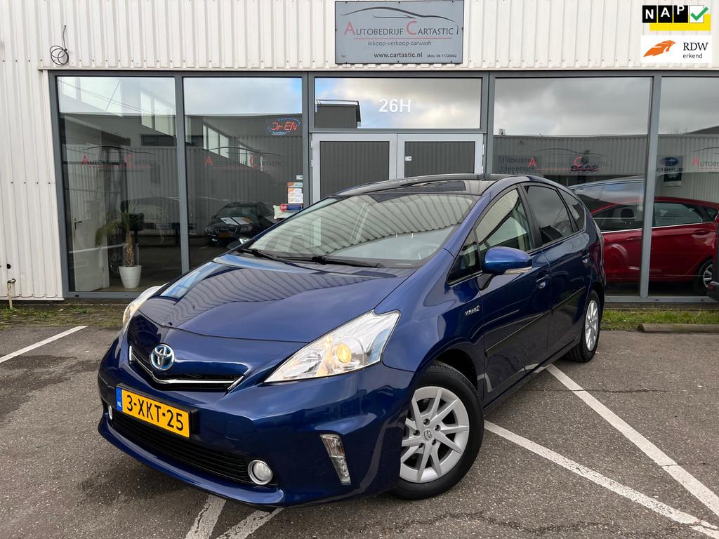Toyota Prius Wagon 1.8 Aspiration Limited PANO | NAVI | HUD, Auto's, Toyota, Euro 5, Gebruikt, 4 cilinders, Blauw