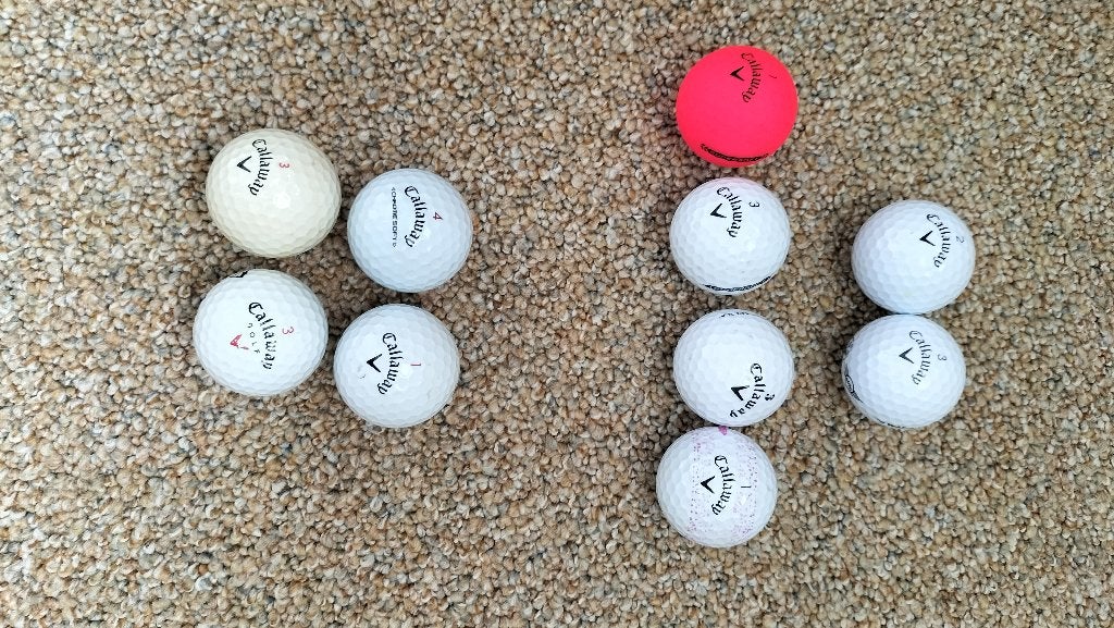 10 zgan Callaway golfballen te koop, Ophalen, Zo goed als nieuw, Bal(len), Callaway