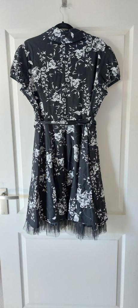 Jurk, zwart /wit, Hearts & Roses., Kleding | Dames, Ophalen of Verzenden