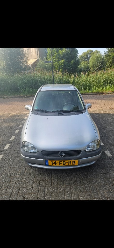 Opel Corsa 1.2 I 16V 5D 2000 Grijs, Auto's, 1199 cc, Origineel Nederlands, Handgeschakeld, Particulier