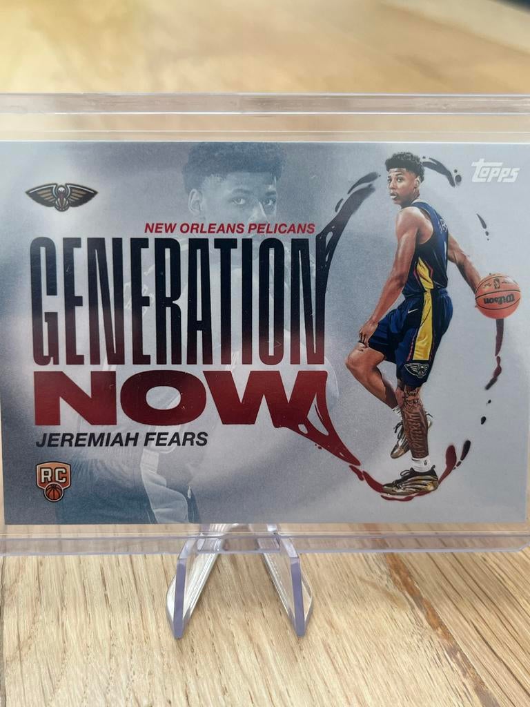Jeremiah Fears Topps Generation Now Rookie Kaart NBA, Hobby en Vrije tijd, Verzamelkaartspellen | Overige, Ophalen of Verzenden