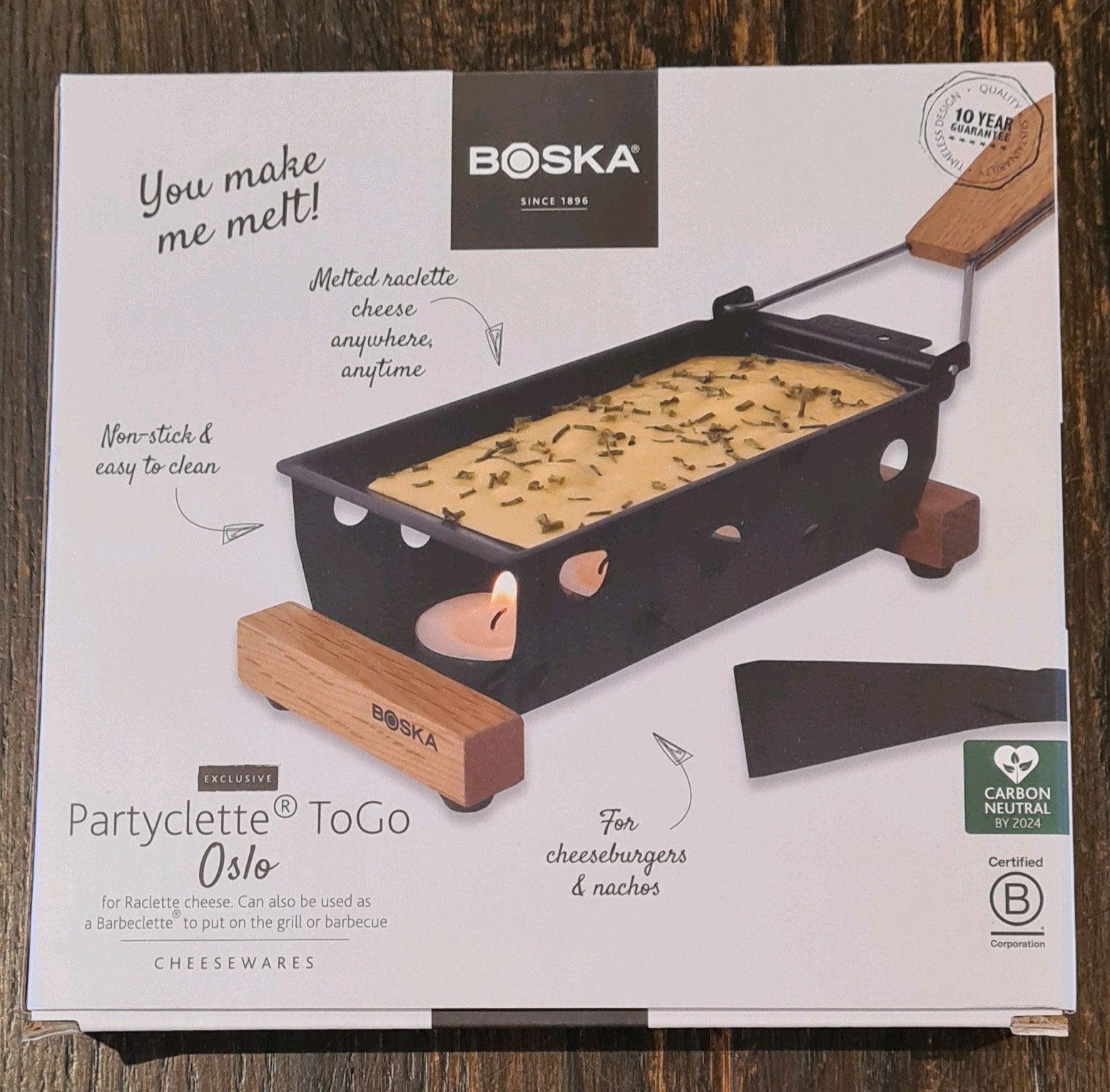 Boska Partycletteo
ToGo Oslo, een draagbare raclette-set
nie, Ophalen of Verzenden, Nieuw, 4 t/m 7 personen
