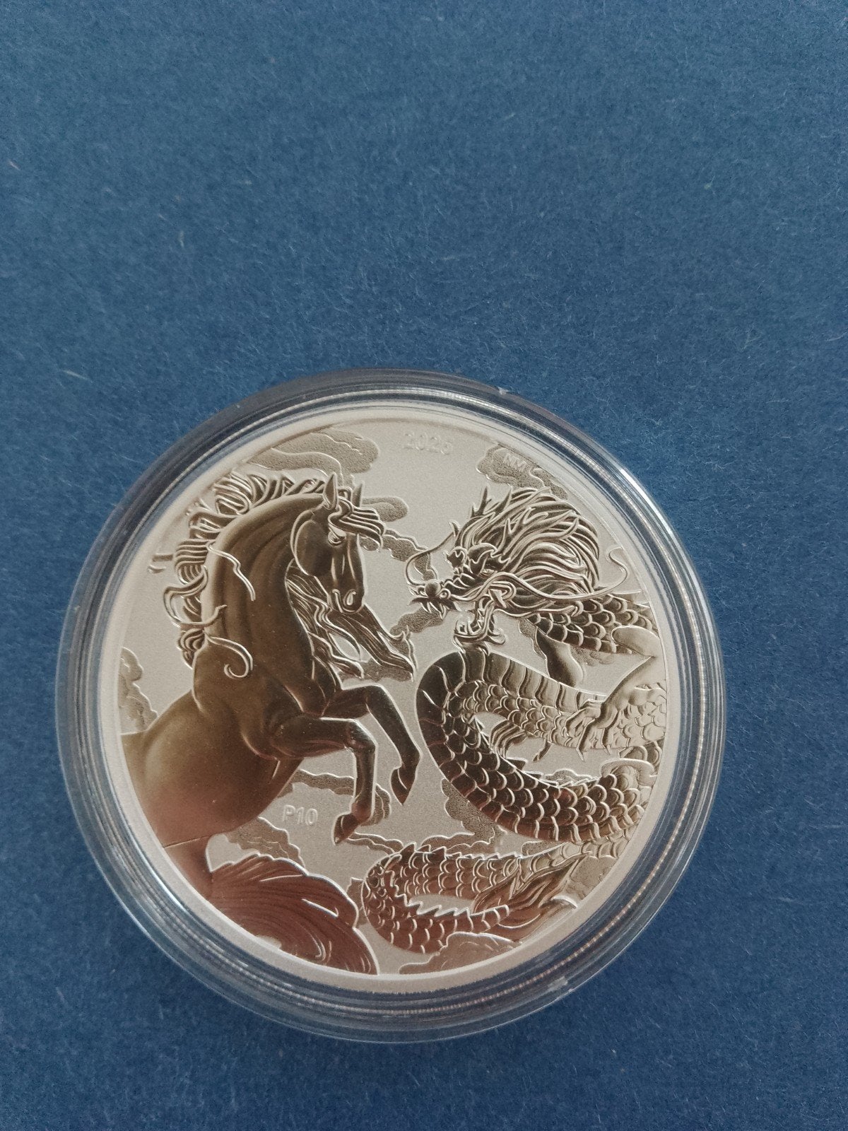 dragon and horse 2026 1 oz zilver, Ophalen of Verzenden, Zilver