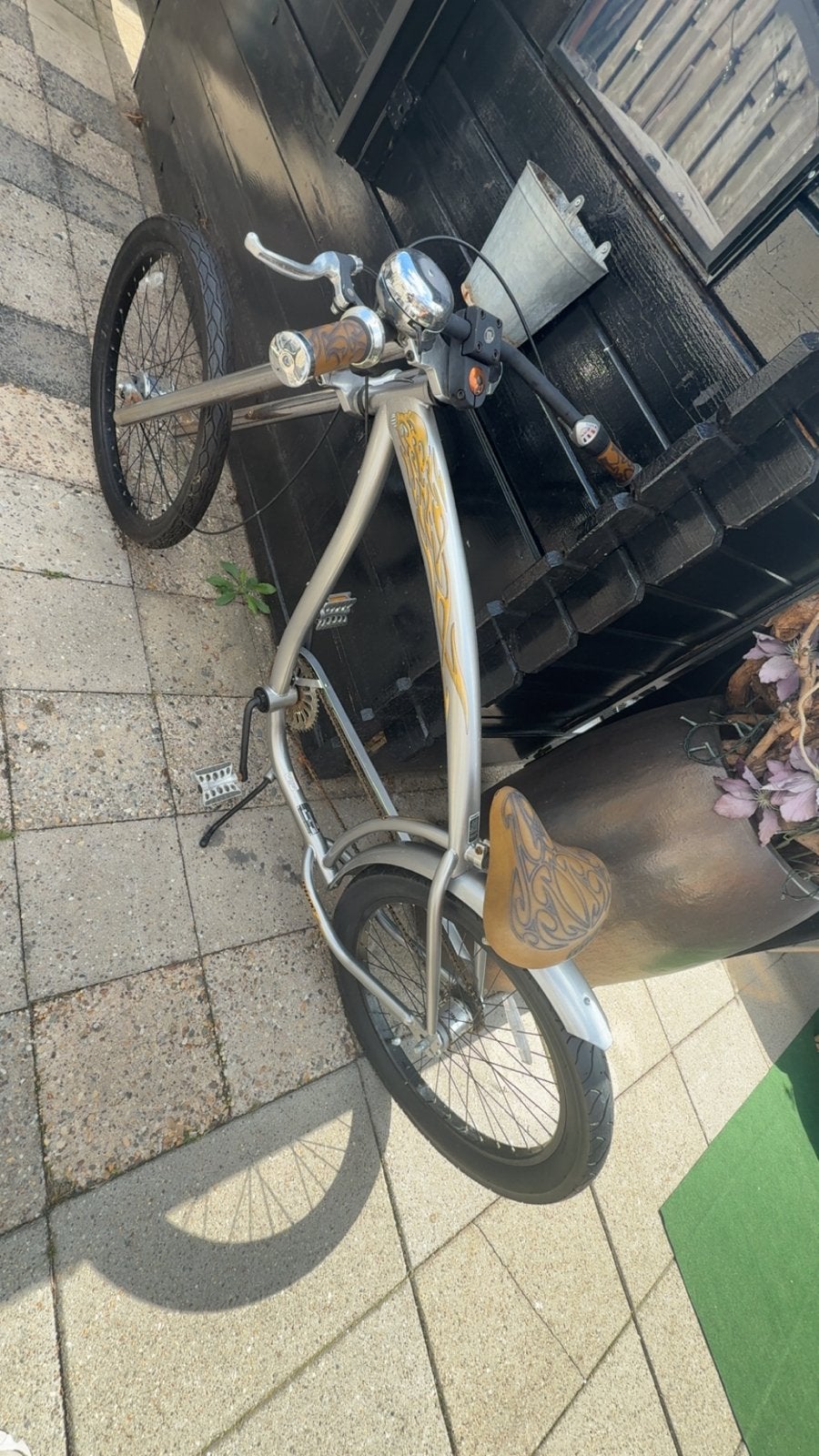 Unieke Chopper Fiets - Opvallend Design, Fietsen en Brommers, Terugtraprem, Gebruikt, Minder dan 49 cm, Ophalen