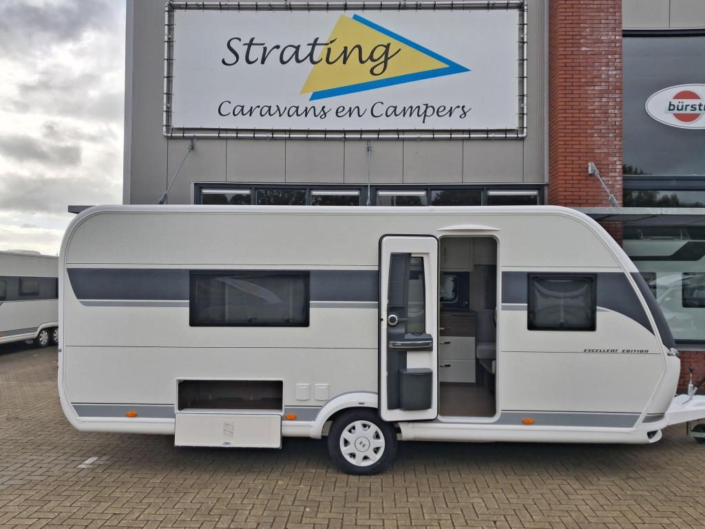 Hobby Excellent Edition 540 WLU NIEUW!! Enkele bedden!!, Caravans en Kamperen, Caravans, Rondzit, Hobby, Schokbreker, Bedrijf