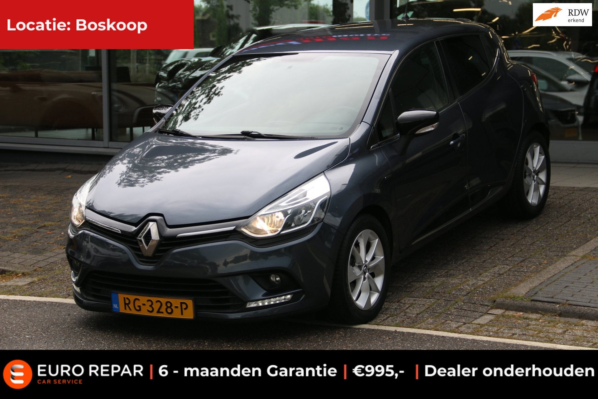 Renault Clio 0.9 TCe Limited NL-AUTO NAP!, Voorwielaandrijving, Gebruikt, 49 €/maand, Origineel Nederlands