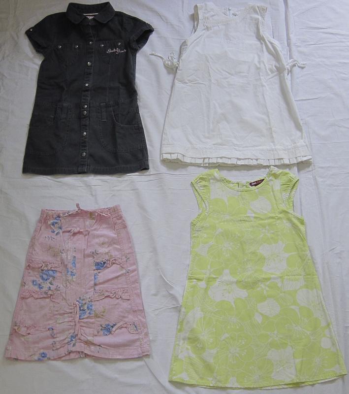 Pakket maat 104 3x jurk + rok Cakewalk, Kiekeboe en H&M, Ophalen, Gebruikt, Maat 104