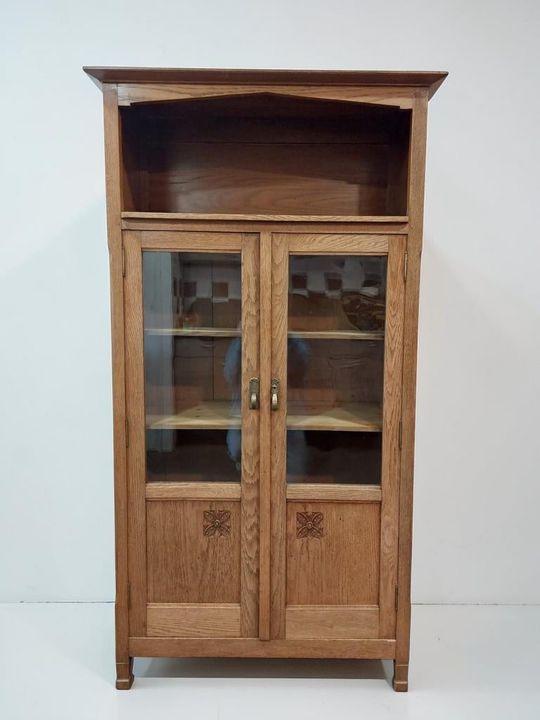 Antieke Art Deco boekenkast, Antiek en Kunst, Antiek | Meubels | Kasten, Ophalen