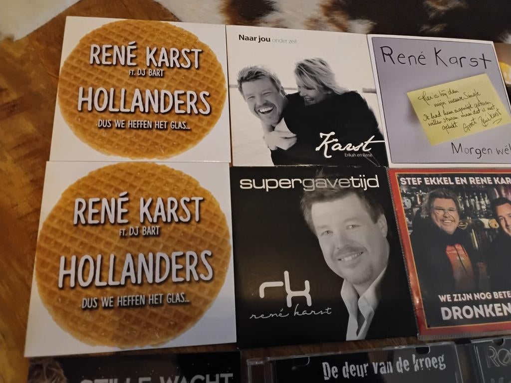 Rene Karst singles cd en promo's 11 stuks, Ophalen of Verzenden, Zo goed als nieuw, Levenslied of Smartlap