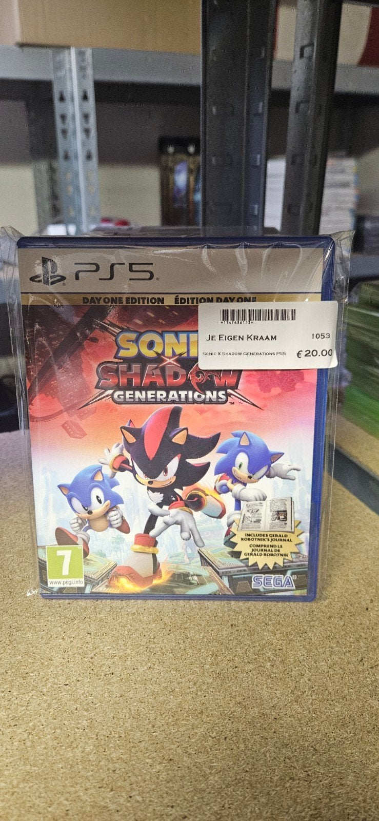 Sonic X Shadow Generations PS5 - Zo goed als nieuw, Avontuur en Actie, 1 speler, Onbekend, Ophalen of Verzenden