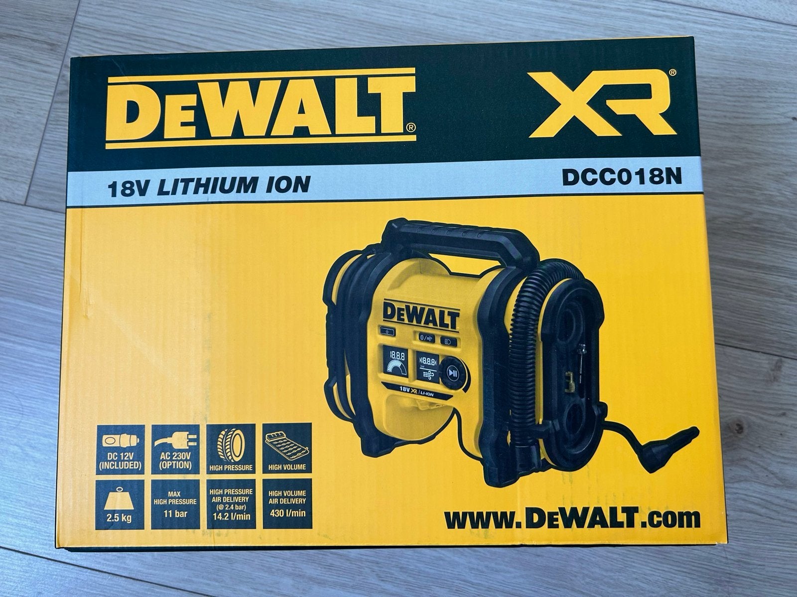 DeWalt DCC018N Accu Luchtpomp 18V Body - Nieuw, Ophalen of Verzenden, Nieuw, DeWalt