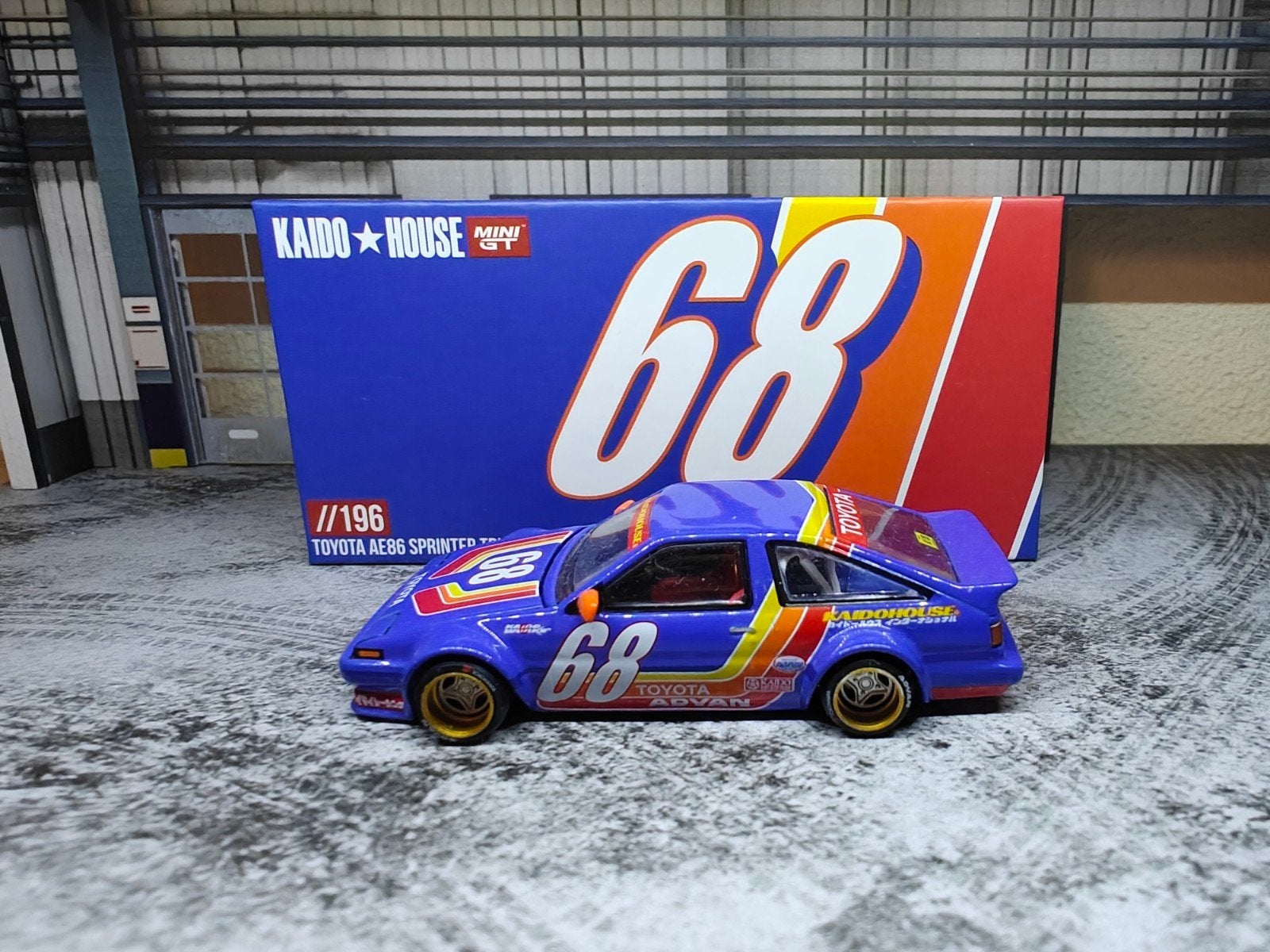 Kaido House Toyota AE86 #196 - Kaido Racing - Mini GT, Ophalen of Verzenden, Nieuw, Auto