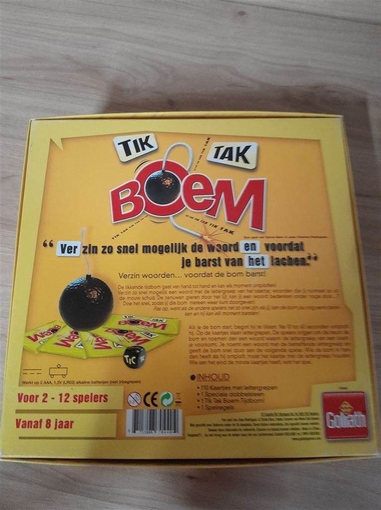 Tik tak boem - s1721, Hobby en Vrije tijd, Verzenden, Zo goed als nieuw