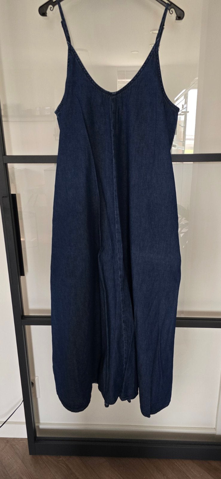 Summum prachtige lange jurk soepelvallende jeansstof, Kleding | Dames, Blauw, Maat 42/44 (L), Ophalen of Verzenden, Zo goed als nieuw