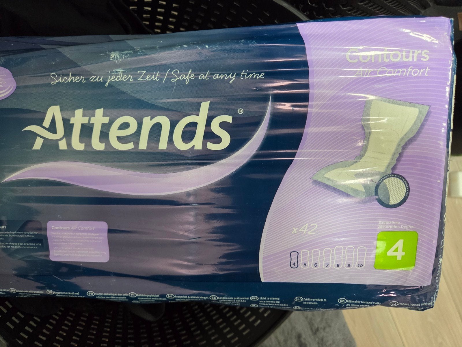 1X pakken Attends Contours 4, Ophalen, Nieuw