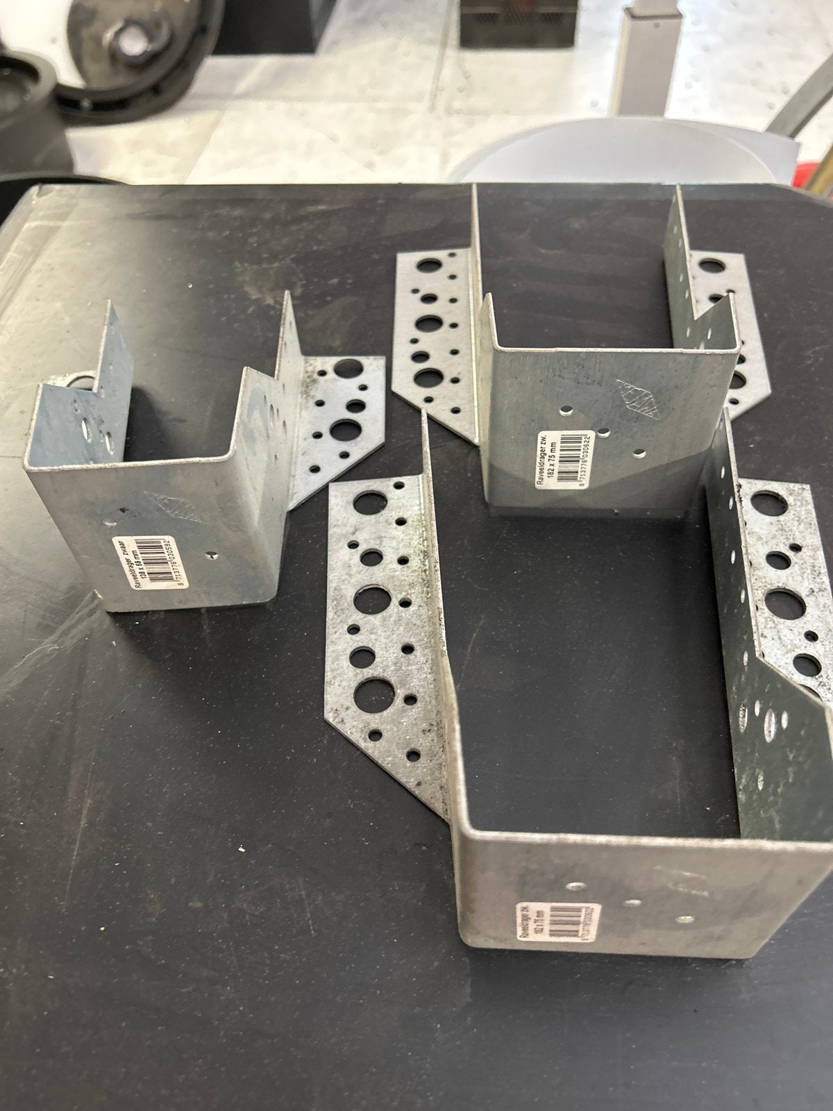Raveeldragers zwaar 182x75mm en 138x59mm, Ophalen, Gebruikt, 100 tot 250 mm, Overige typen