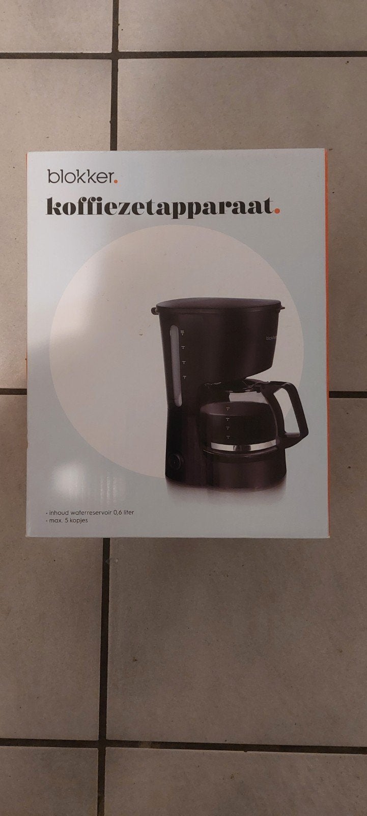 Blokker Koffiezetapparaat - Compact en Handig, Ophalen of Verzenden, Koffiemachine, Gemalen koffie