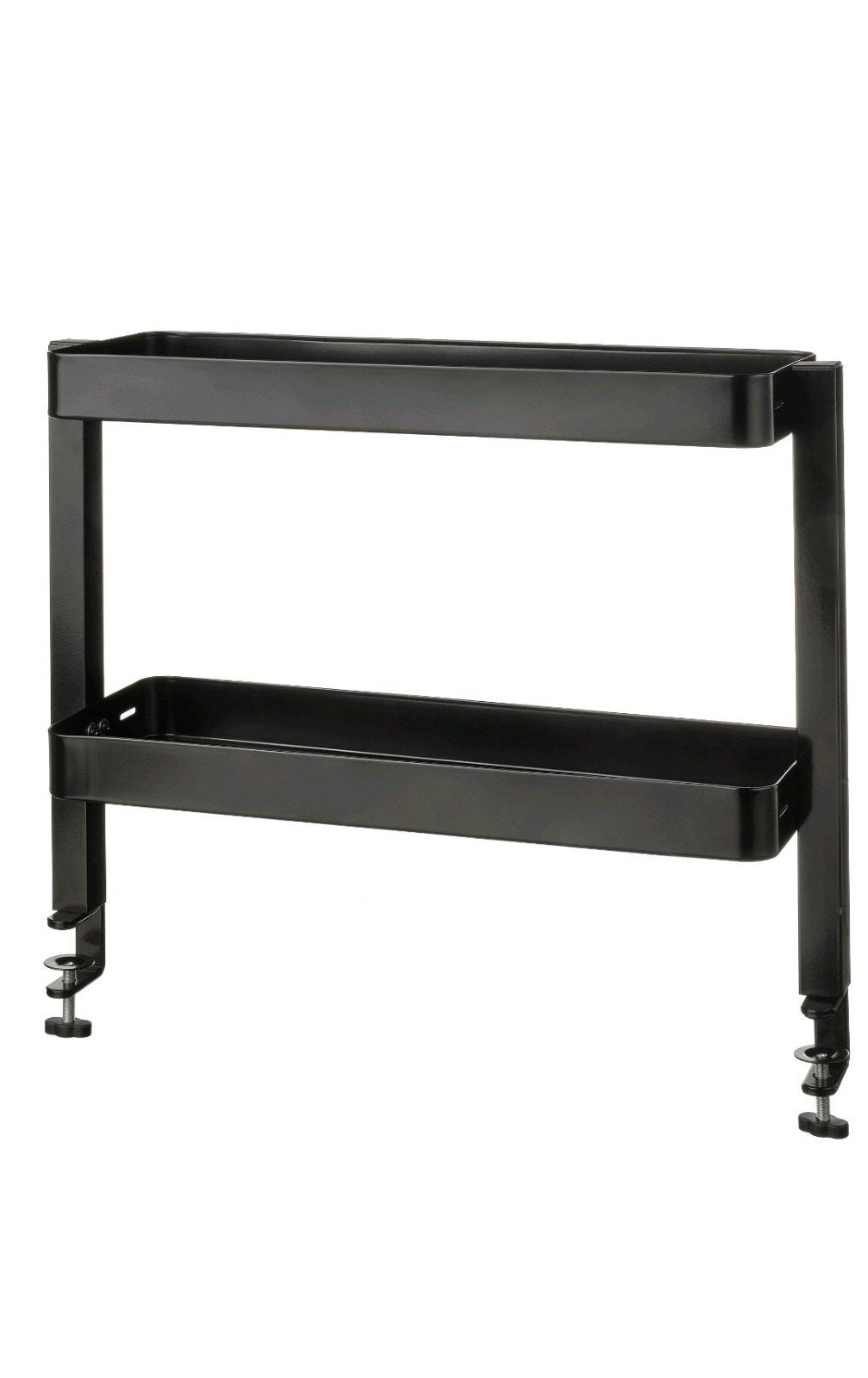IKEA VATTENKAR Bureau-organizer met bureauklem (zwart), Ophalen of Verzenden, Zo goed als nieuw