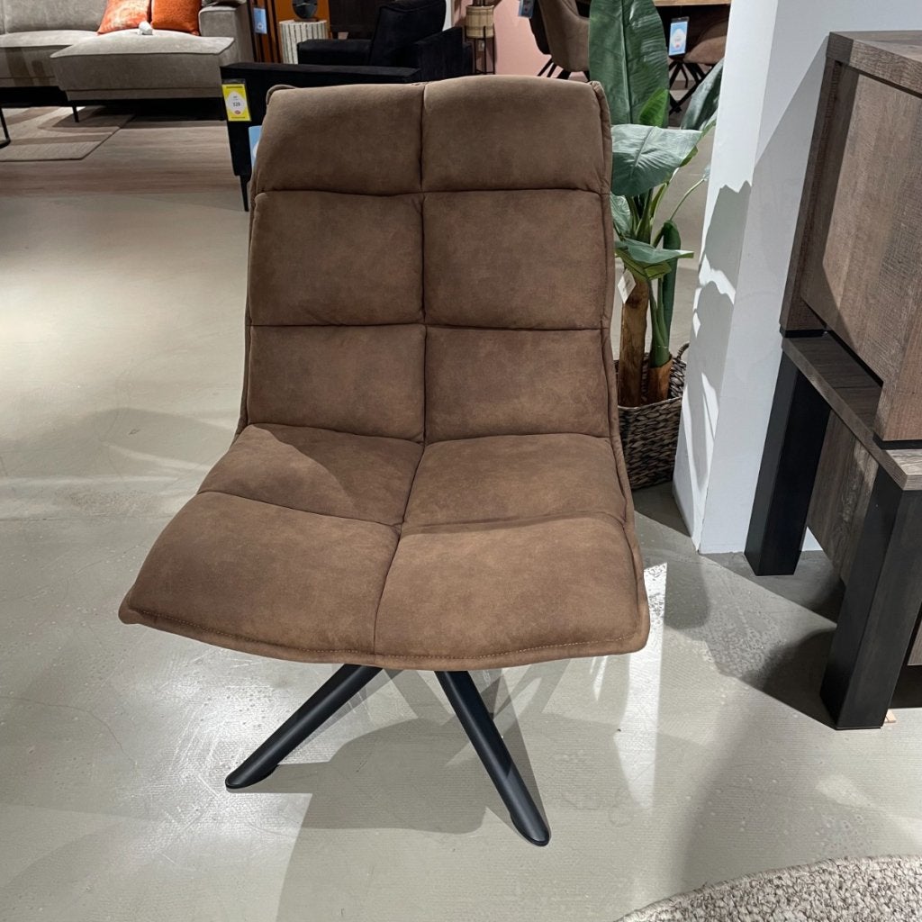 Draaifauteuil Calpe - Bruin - Profijt Meubel, Niet ingevuld, Niet ingevuld, Niet ingevuld