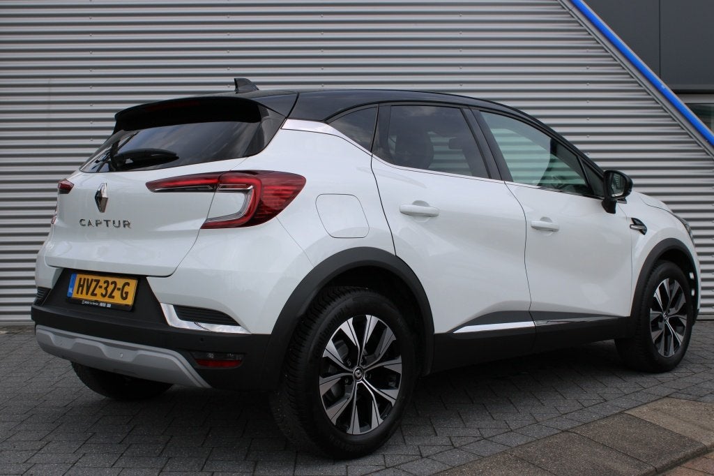 Renault Captur 1.0 TCe Intens | PDC | Camera | Navigatie | F, Auto's, Renault, Voorwielaandrijving, Stof, Gebruikt, Wit