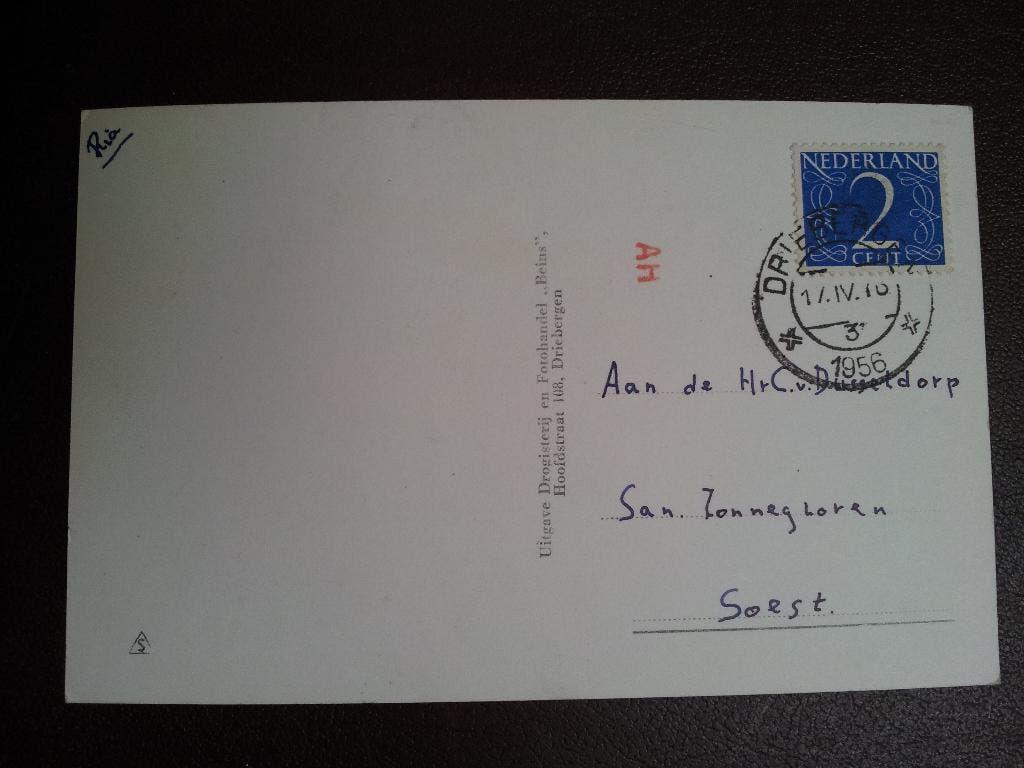 Ansichtkaarten oud. met handstempel Driebergen zwart-wit, Ophalen of Verzenden, Overige typen