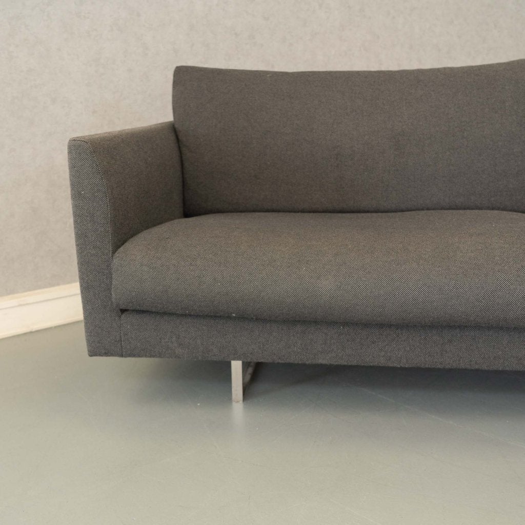 Montis Axel Bank 3,5-zits/218cm Antraciet Stof - RVS Slede, Huis en Inrichting, Niet ingevuld, Zo goed als nieuw, Niet ingevuld