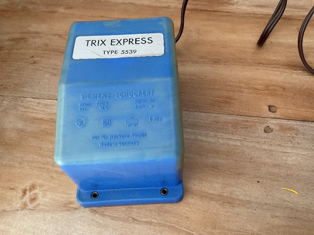 Trix Express transformator type 5539, Transformator of Voeding, Gebruikt, Gelijkstroom, Trix