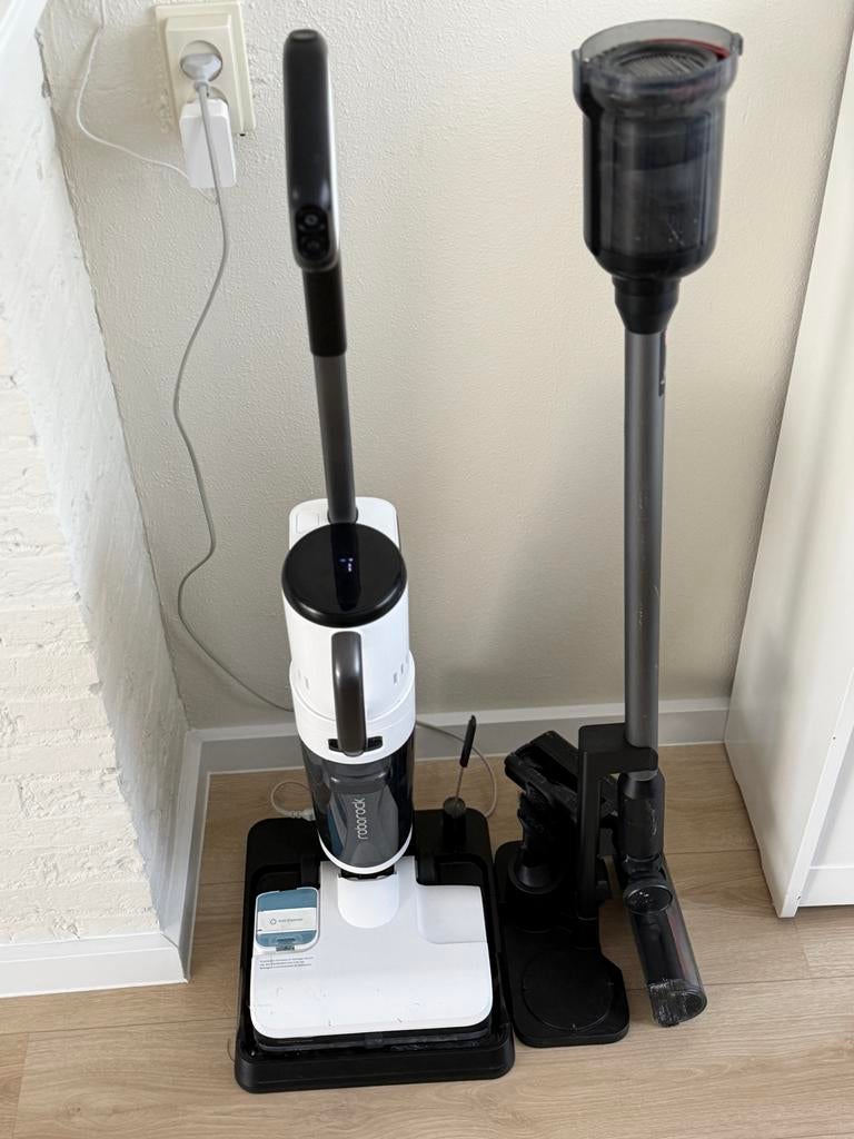 Roborock Dyad Pro Combo | Nat/Droog Stofzuiger | Accu defect, Ophalen, Zo goed als nieuw, Waterstofzuiger, Minder dan 1200 watt
