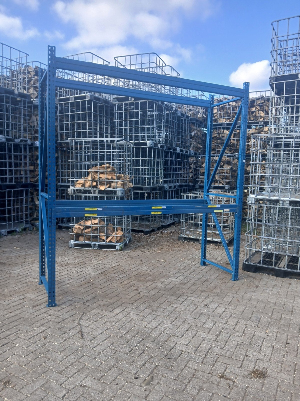 Magazijnrek 270 breed 300 hoog 90 breed, Ophalen, Onbekend, Onbekend, Onbekend