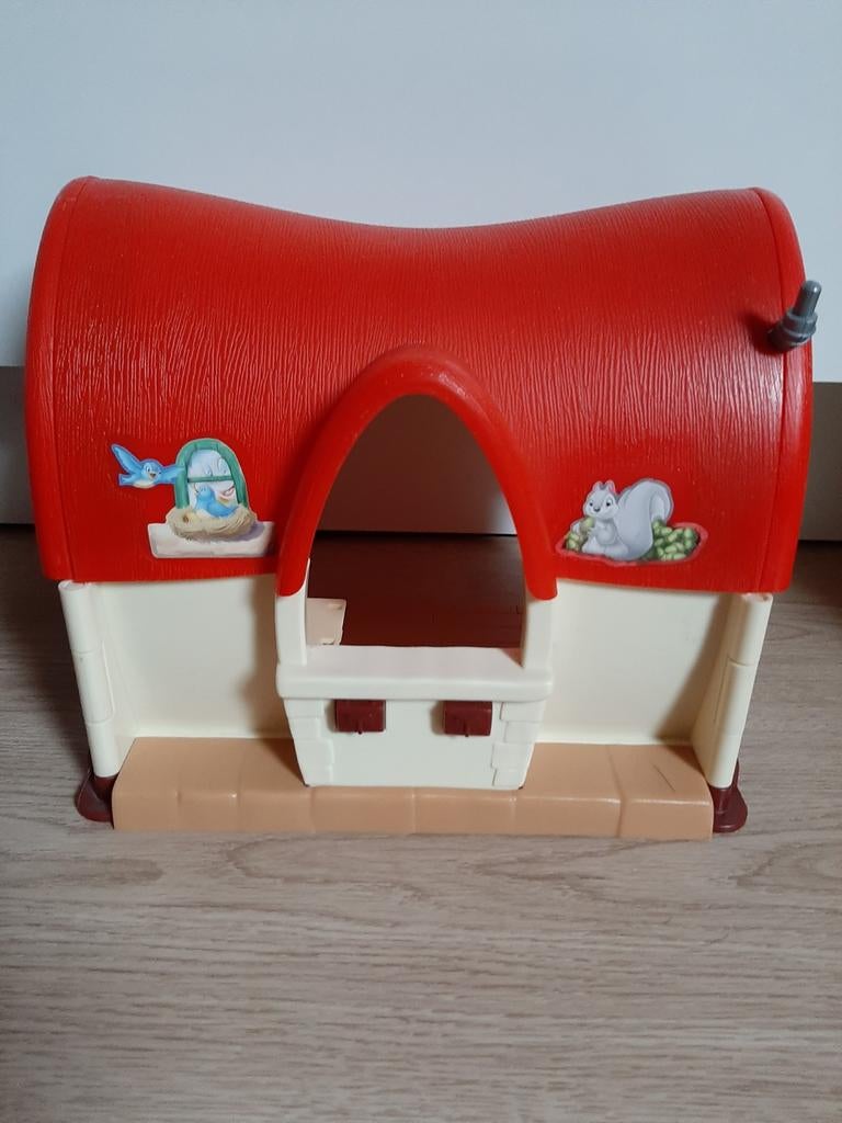 Sneeuwwitje en de 7 dwergen huis met poppetjes, Ophalen of Verzenden
