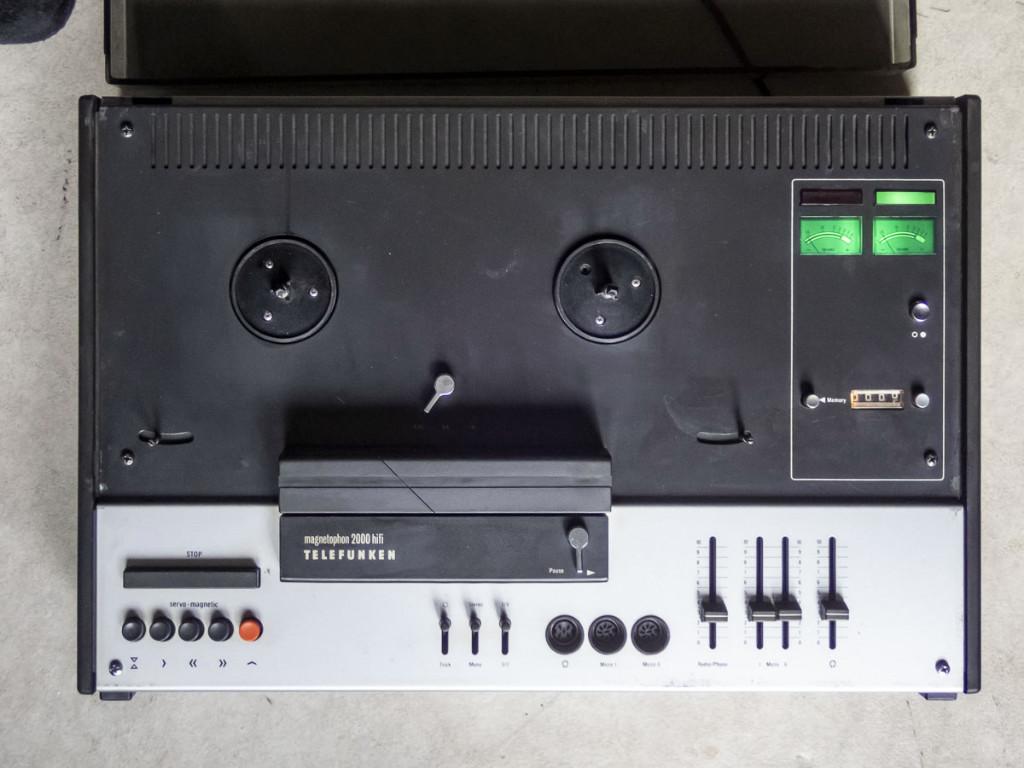 Telefunken Magnetophon 2000 hifi bandrecorder, Ophalen, Bandrecorder, Met stofkap