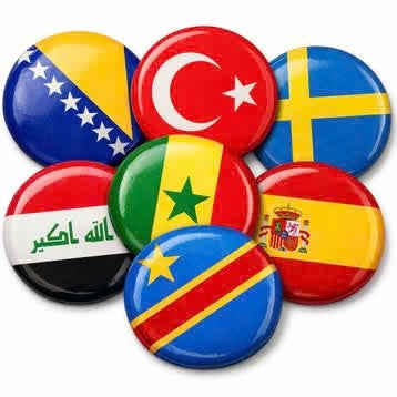 Gevraagd: WK Deka Markt buttons voor sport BSO, Verzamelen, Ophalen, Zo goed als nieuw