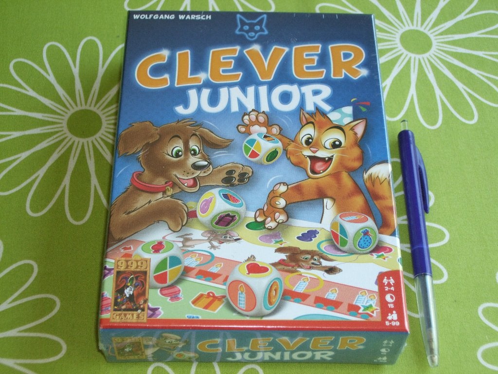 Nieuw in seal: Clever Junior - vlot te spelen dobbelspel, Een of twee spelers, Ophalen of Verzenden, Nieuw