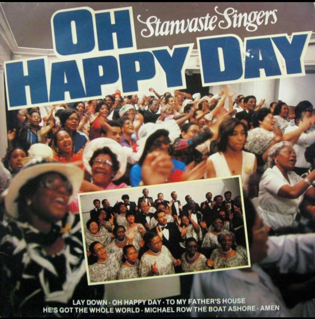 LP Vinyl album Stanvaste Singers Oh happy Day voor SPOTPRIJS, Inclusief binnenhoes, Ophalen of Verzenden, Zo goed als nieuw, 12 inch