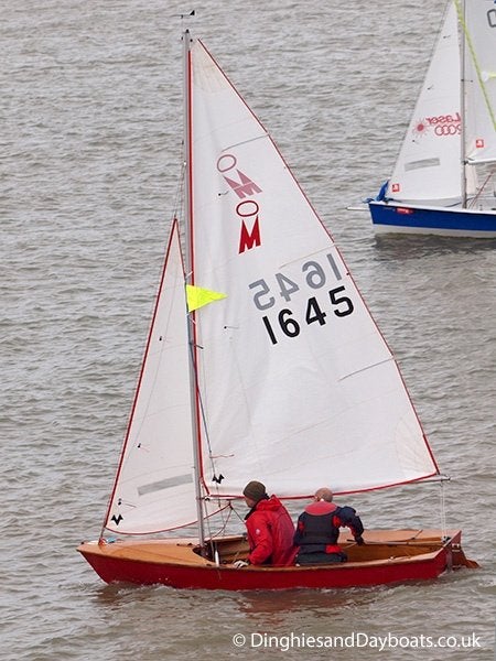 Miracle Dinghy zeilboot (2-pers), vrijwel in nieuwstaat, Ophalen, Fok, 4 m, Overige typen