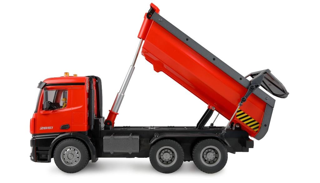 Amewi Mercedes-Benz Arocs Dump Truck 6x4 RTR red 22407, Hobby en Vrije tijd, Modelbouw | Radiografisch | Auto's, Elektro, Nieuw